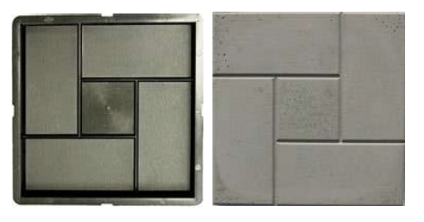 Форма для плитки Калифорния шагрень Форма для плитки Калифорния шагрень фото