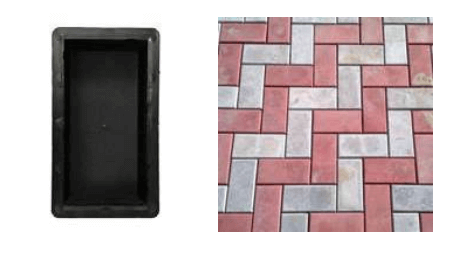 Форма для плитки Кирпич шагрень Форма для плитки Кирпич шагрень фото